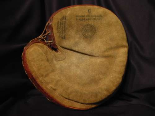 Early 1900's Spalding Crescent Catchers Mitt Front